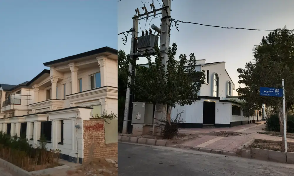 ویلاها در شهرک خانه